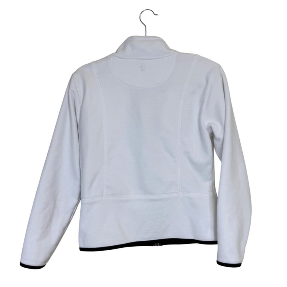 Pebble Beach Size S Jacket Concours D'Elegance White Fleece Gear For Sports - Picture 3 of 8